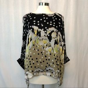 Alberto Makali Silk Oversized Blouse